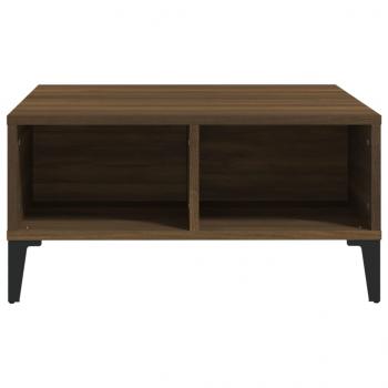 Couchtisch Braun Eichen-Optik 60x60x30 cm Holzwerkstoff