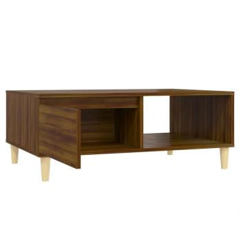 Couchtisch Braun Eichen-Optik 90x60x35 cm Holzwerkstoff