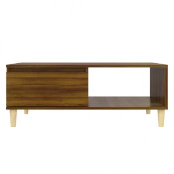 Couchtisch Braun Eichen-Optik 90x60x35 cm Holzwerkstoff