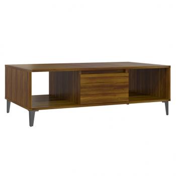 Couchtisch Braun Eichen-Optik 103,5x60x35 cm Holzwerkstoff