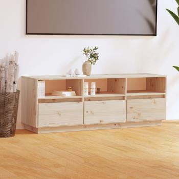 ARDEBO.de - TV-Schrank 140x37x50 cm Massivholz Kiefer