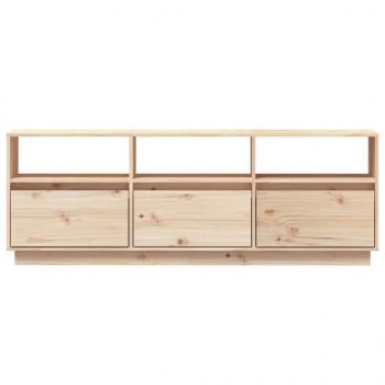 TV-Schrank 140x37x50 cm Massivholz Kiefer