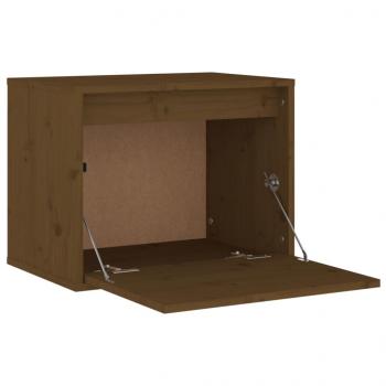 Wandschrank Honigbraun 45x30x35 cm Massivholz Kiefer