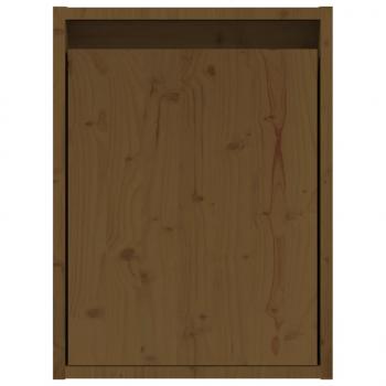 Wandschrank Honigbraun 30x30x40 cm Massivholz Kiefer