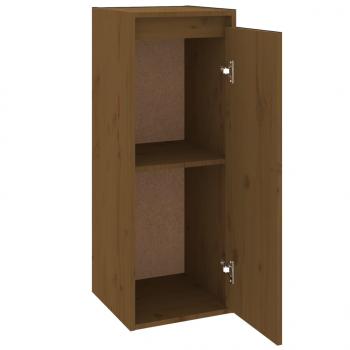 Wandschrank Honigbraun 30x30x80 cm Massivholz Kiefer