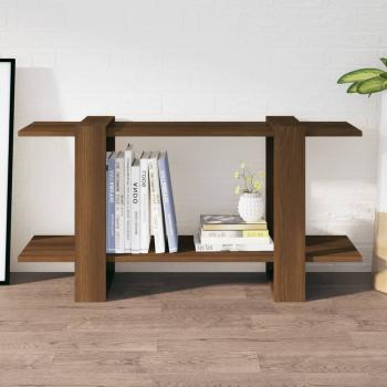 ARDEBO.de - Bücherregal Braun Eichen-Optik 100x30x51 cm Holzwerkstoff