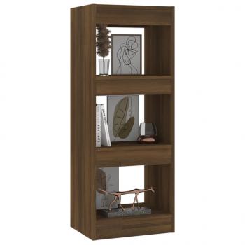 Bücherregal/Raumteiler Braun Eiche 40x30x103cm Holzwerkstoff