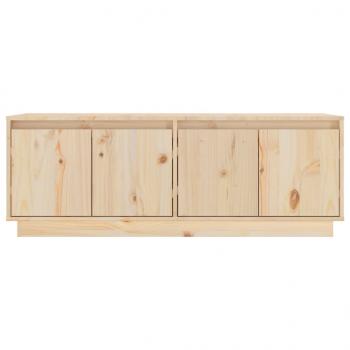 TV-Schrank 110x34x40 cm Massivholz Kiefer