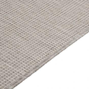 Outdoor-Teppich Flachgewebe 120x170 cm Taupe