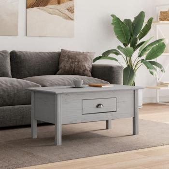 ARDEBO.de - Couchtisch BODO Grau 100x55x46 cm Massivholz Kiefer