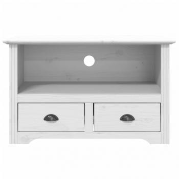 TV-Schrank mit 2 Schubladen BODO 91,5x44,5x56 Massivholz Kiefer