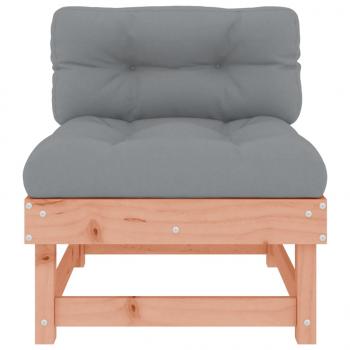 Mittelsofa mit Kissen Massivholz Douglasie