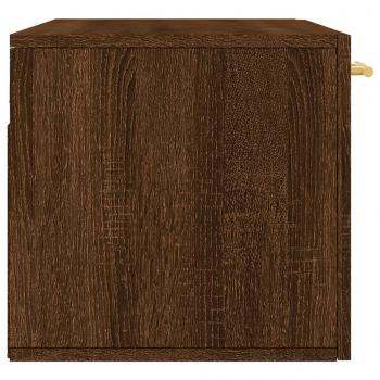 Wandschrank Braun Eichen-Optik 80x36,5x35 cm Holzwerkstoff