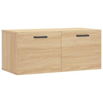 Wandschrank Sonoma-Eiche 80x36,5x35 cm Holzwerkstoff