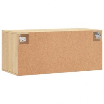 Wandschrank Sonoma-Eiche 80x36,5x35 cm Holzwerkstoff