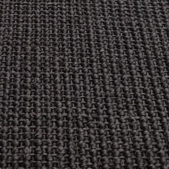 Teppich Natur Sisal 66x350 cm Schwarz