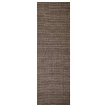 Teppich Natur Sisal 80x250 cm Braun