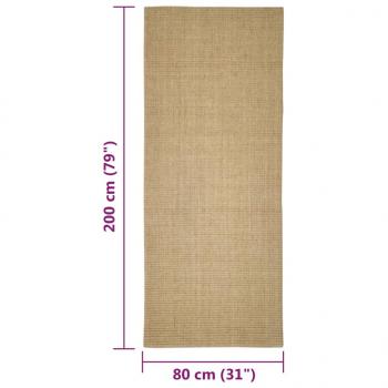 Teppich Natur Sisal 80x200 cm