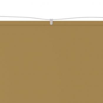 Senkrechtmarkise Beige 100x360 cm Oxford-Gewebe