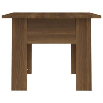 Couchtisch Braun Eichen-Optik 55x55x42 cm Holzwerkstoff