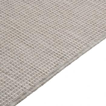 Outdoor-Teppich Flachgewebe 200x280 cm Taupe