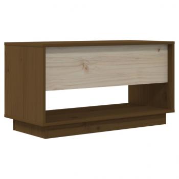 TV-Schrank Honigbraun 74x34x40 cm Massivholz Kiefer