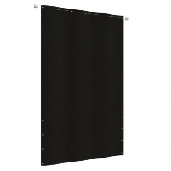 ARDEBO.de - Balkon-Sichtschutz Schwarz 140x240 cm Oxford-Gewebe