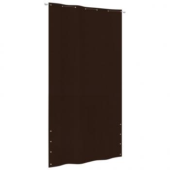 ARDEBO.de - Balkon-Sichtschutz Braun 140x240 cm Oxford-Gewebe