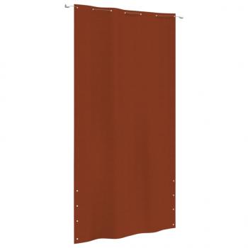 ARDEBO.de - Balkon-Sichtschutz Terrakottarot 140x240 cm Oxford-Gewebe