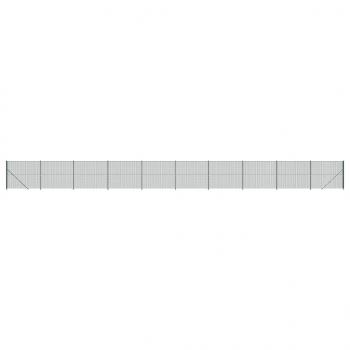 Maschendrahtzaun mit Bodenflansch Grün 1,4x25 m