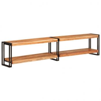 ARDEBO.de - TV-Schrank 200x30x40 cm Massivholz Akazie