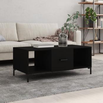 ARDEBO.de - Couchtisch Schwarz 102x50x40 cm Holzwerkstoff