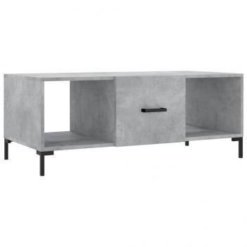 Couchtisch Betongrau 102x50x40 cm Holzwerkstoff