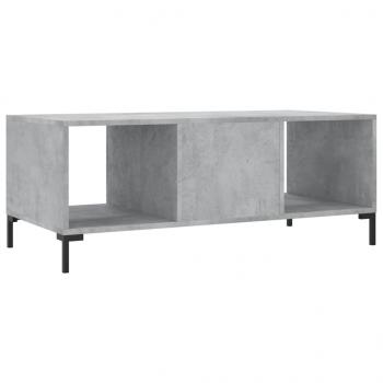 Couchtisch Betongrau 102x50x40 cm Holzwerkstoff