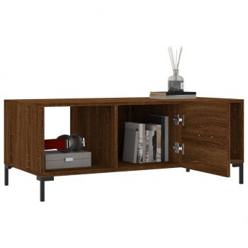 Couchtisch Braun Eichen-Optik 102x50x40 cm Holzwerkstoff