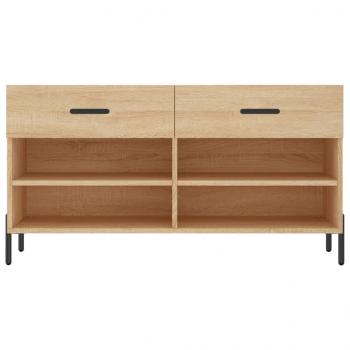 Schuhbank Sonoma-Eiche 102x35x55 cm Holzwerkstoff