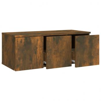 TV-Schrank Räuchereiche 80x34x30 cm Holzwerkstoff