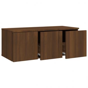 TV-Schrank Braun Eichen-Optik 80x34x30 cm Holzwerkstoff