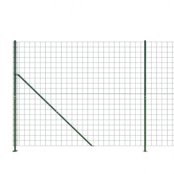 Maschendrahtzaun mit Bodenflansch Grün 2,2x25 m