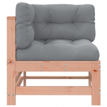 Ecksofa mit Kissen Massivholz Douglasie