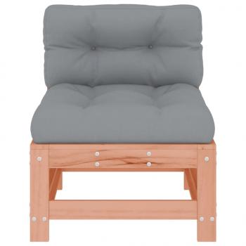 Mittelsofa mit Kissen Massivholz Douglasie