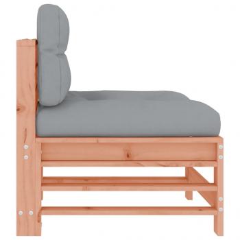 Mittelsofa mit Kissen Massivholz Douglasie