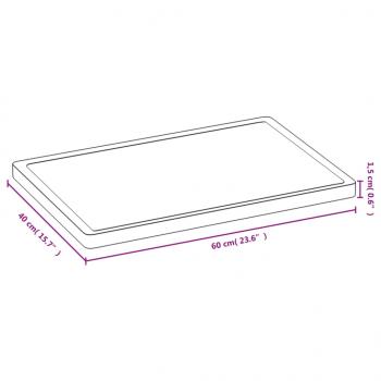 Schneidebrett 40x60x1,5 cm Bambus