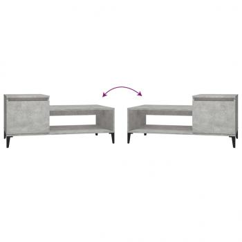 Couchtisch Betongrau 100x50x45 cm Holzwerkstoff