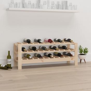 ARDEBO.de - Weinregal 109,5x30x42 cm Massivholz Kiefer