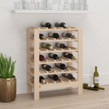 ARDEBO.de - Weinregal 61,5x30x82 cm Massivholz Kiefer