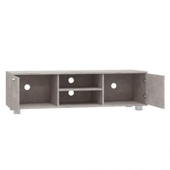 TV-Schrank Betongrau 140x40,5x35 cm Holzwerkstoff