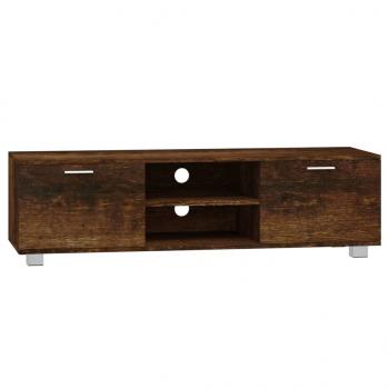 TV-Schrank Räuchereiche 140x40,5x35 cm Holzwerkstoff