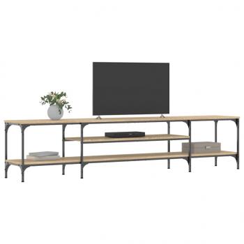 TV-Schrank Sonoma-Eiche 201x35x45 cm Holzwerkstoff & Eisen