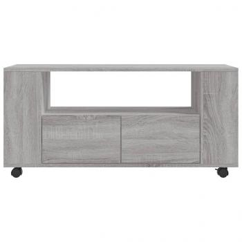 TV-Schrank Grau Sonoma 102x34,5x43 cm Holzwerkstoff